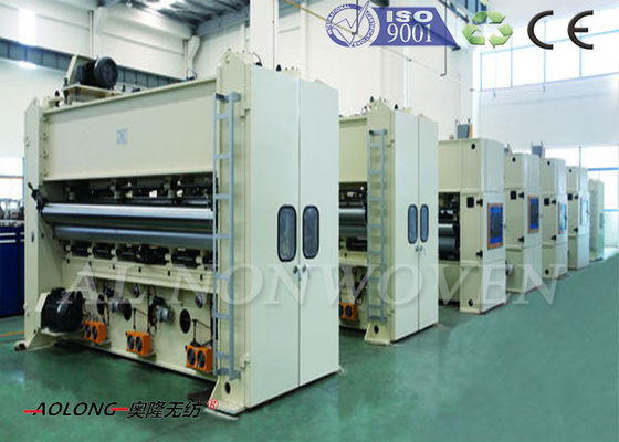 China CE não tecido de alta velocidade da máquina 300~1000g/m^2 do tear da agulha de Pcuhing/ISO9001 fornecedor