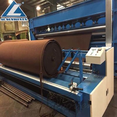 China PET needle punched nonwoven geotextile making machine low price fornecedor