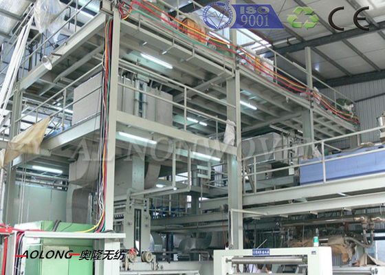 China tela não tecida dos feixes dobro de 200KW 2400mm que faz a máquina para o terno da operação fornecedor